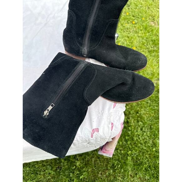 Ugg Black leather boots - Picture 3 of 9